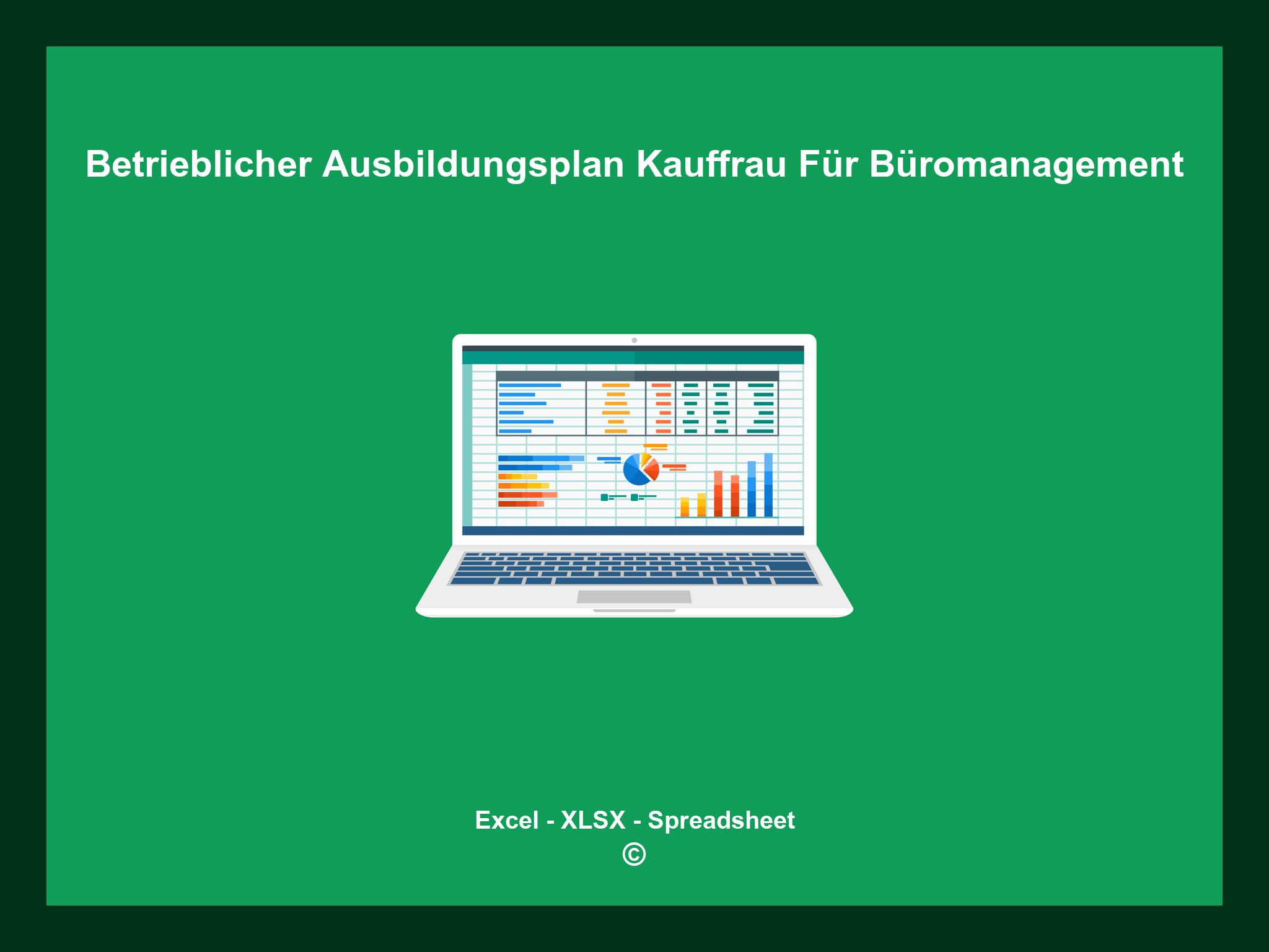 Betrieblicher Ausbildungsplan Kauffrau Für Büromanagement Excel
