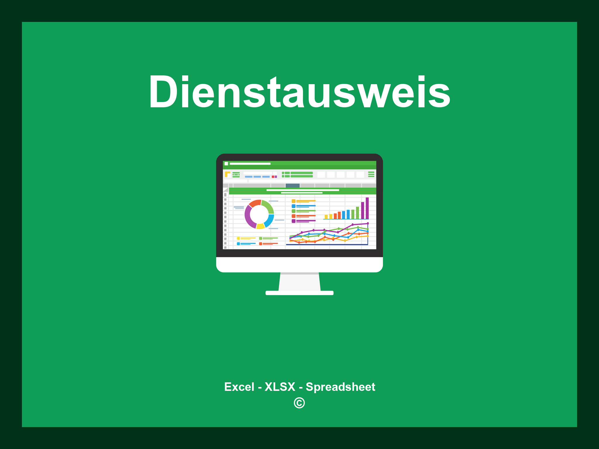 Dienstausweis Vorlage Excel