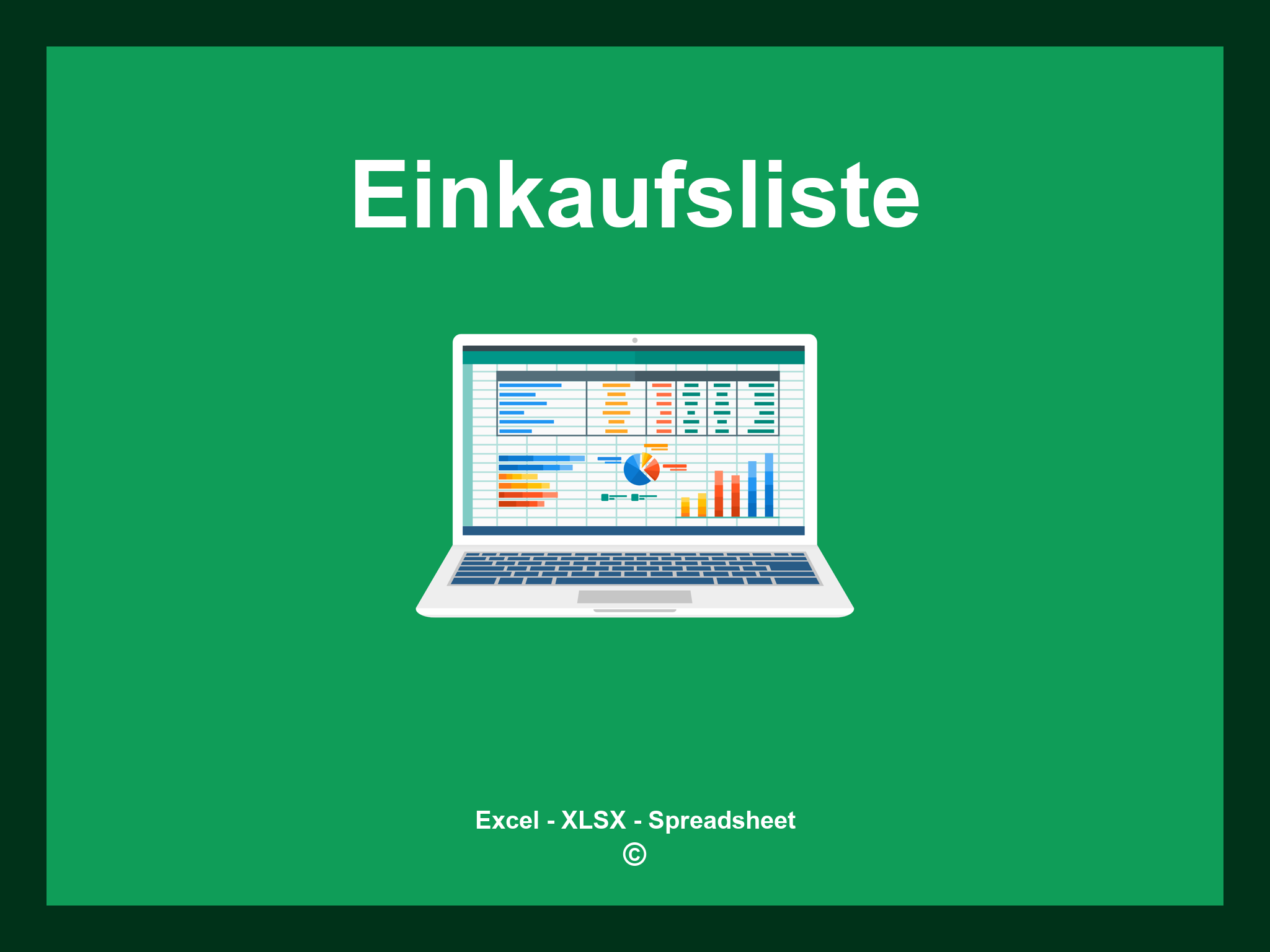 Einkaufsliste Excel Vorlage