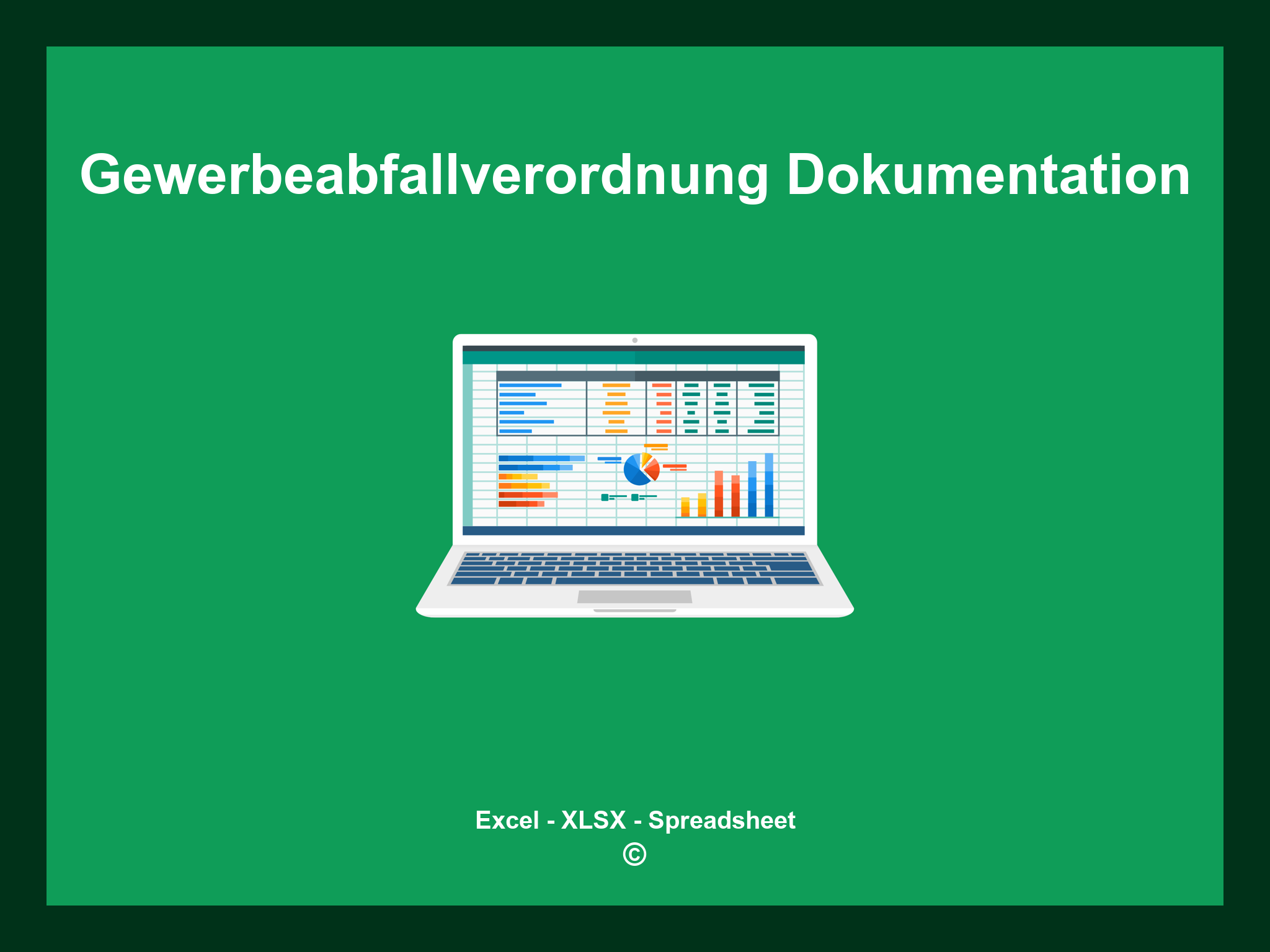 Gewerbeabfallverordnung Dokumentation Vorlage Excel