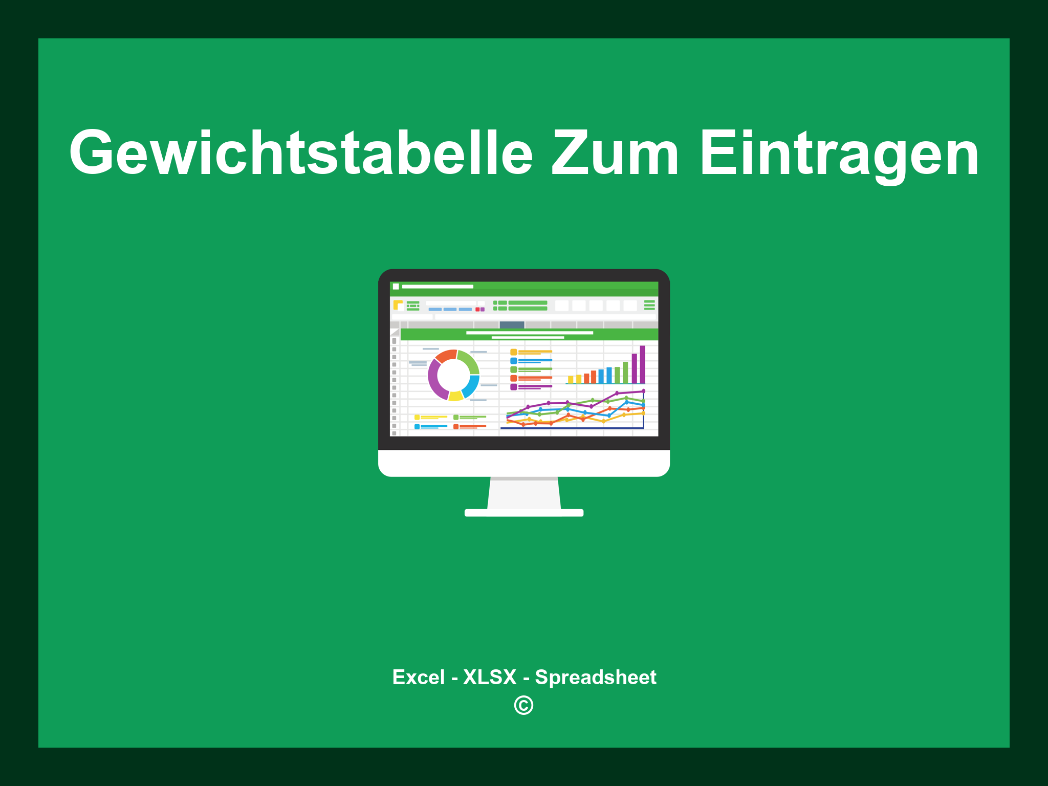 Gewichtstabelle Zum Eintragen