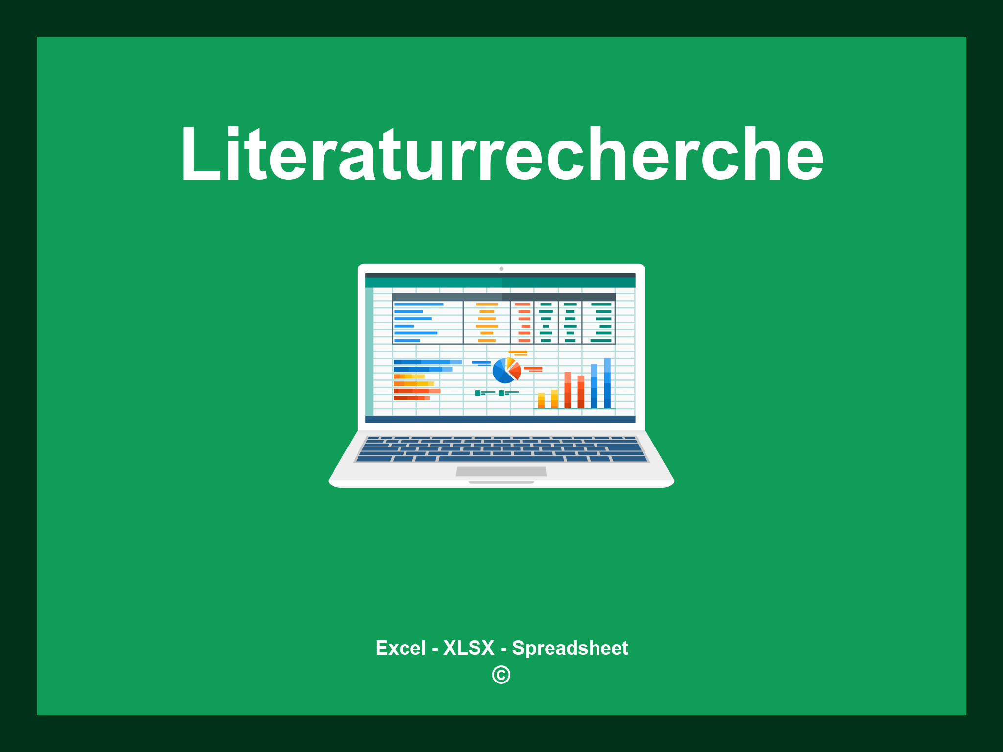 Literaturrecherche Excel Vorlage