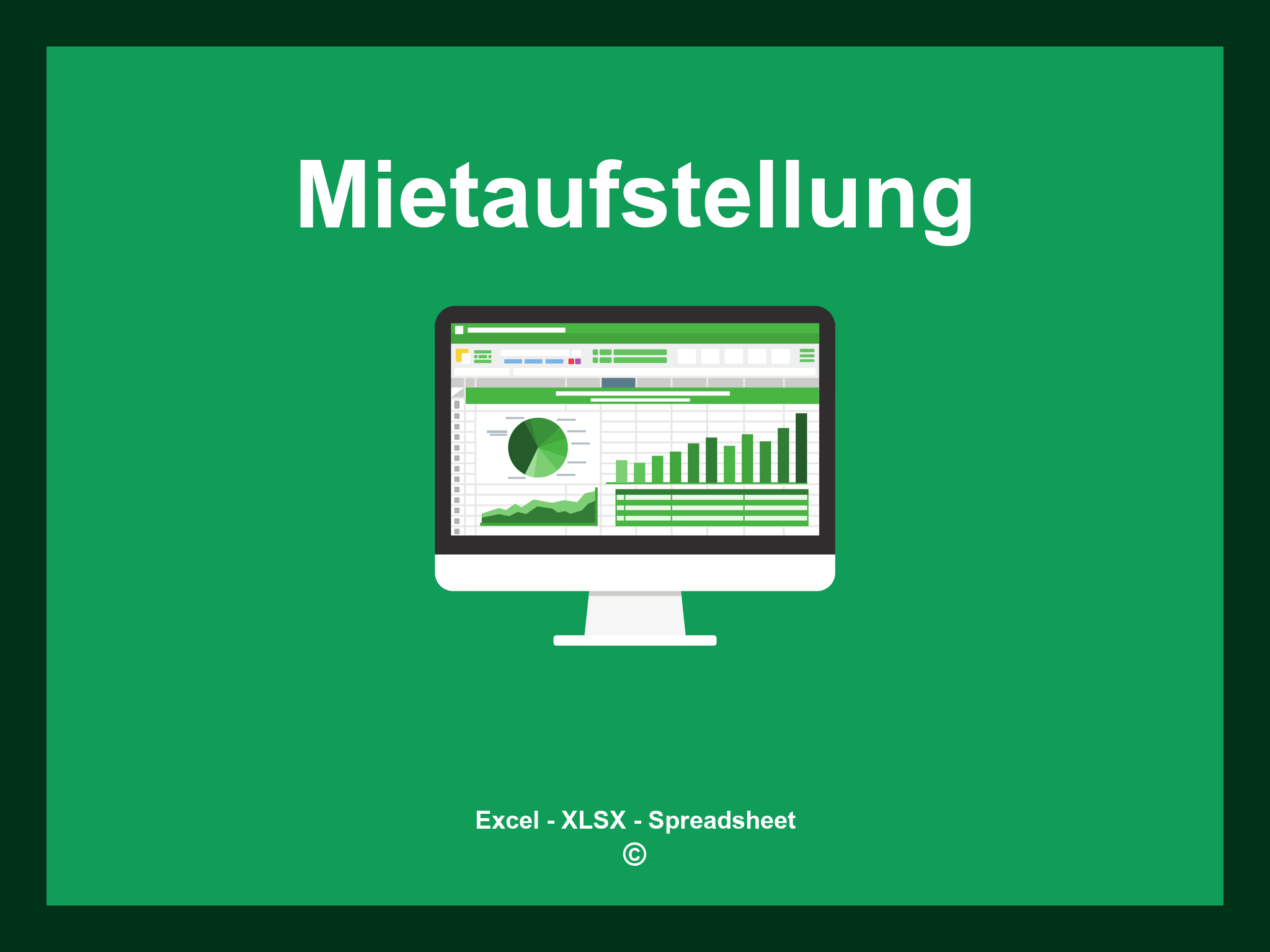 Mietaufstellung Vorlage Excel