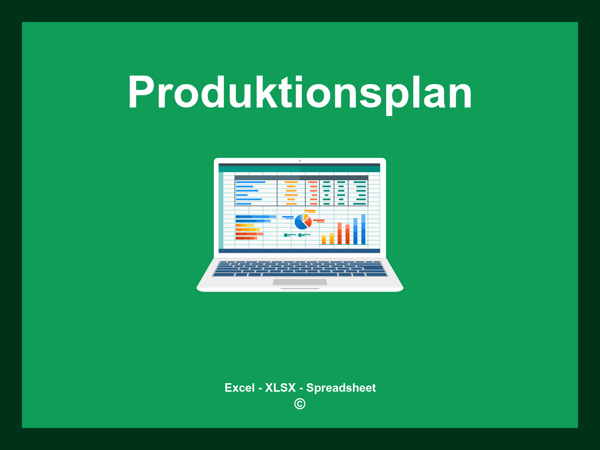 Produktionsplan Excel