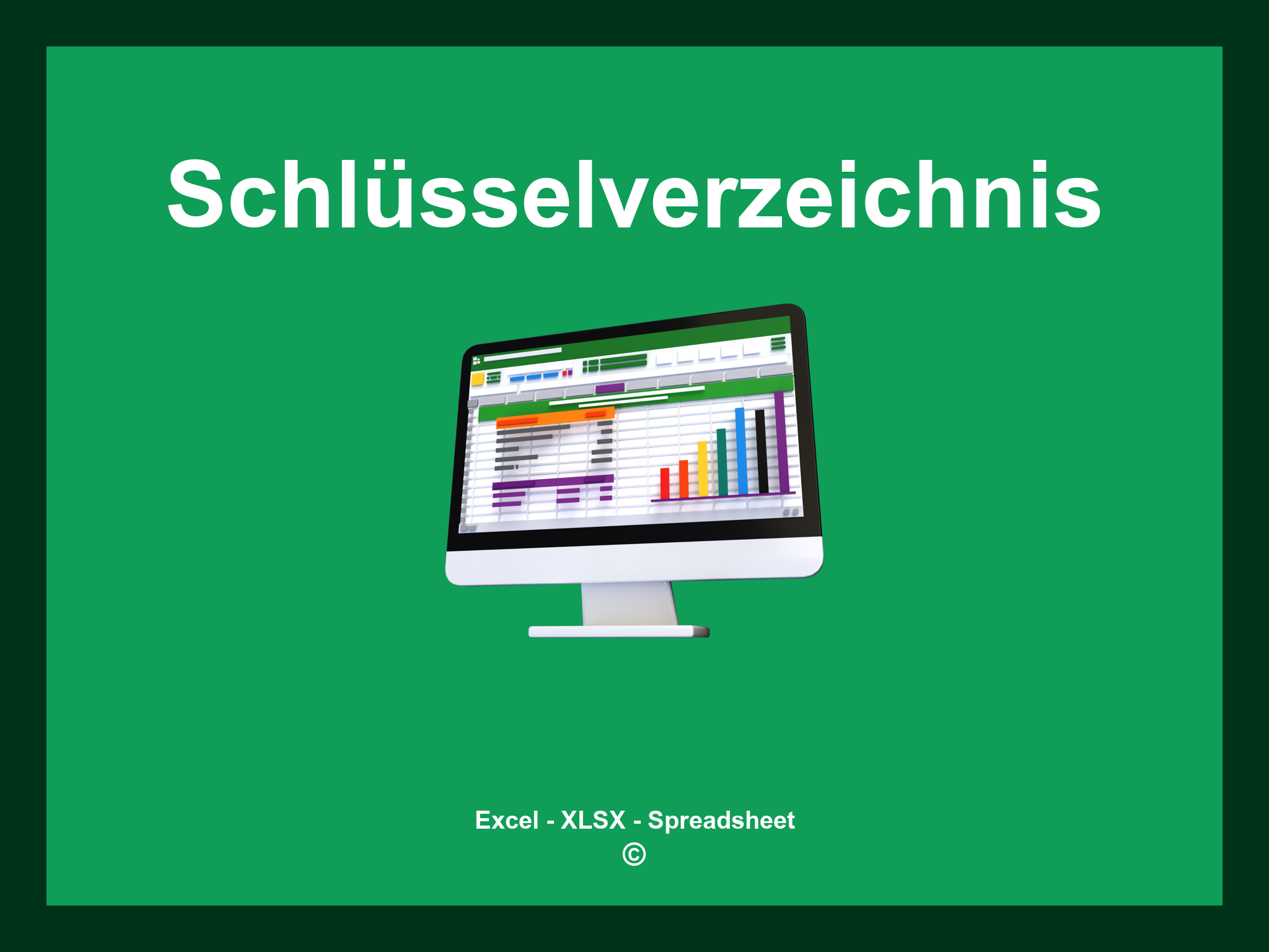 Schlüsselverzeichnis Vorlage