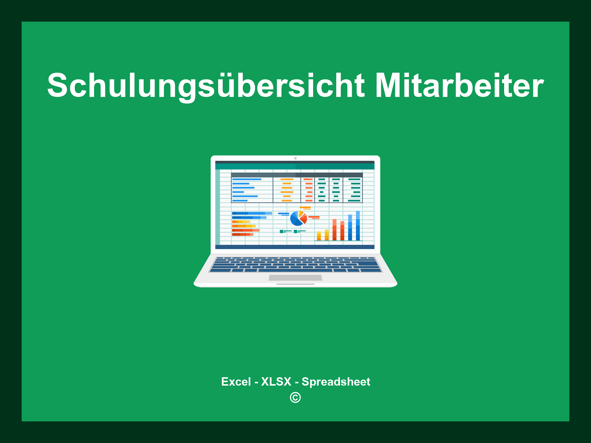 Schulungsübersicht Mitarbeiter Excel