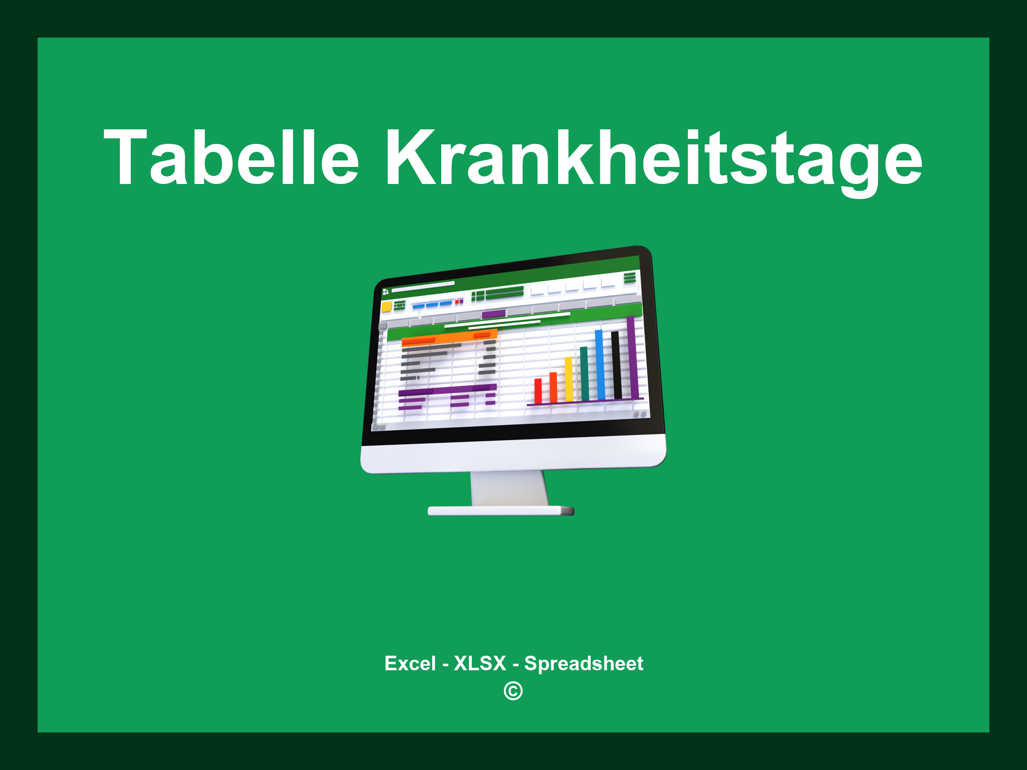 Excel Tabelle Krankheitstage