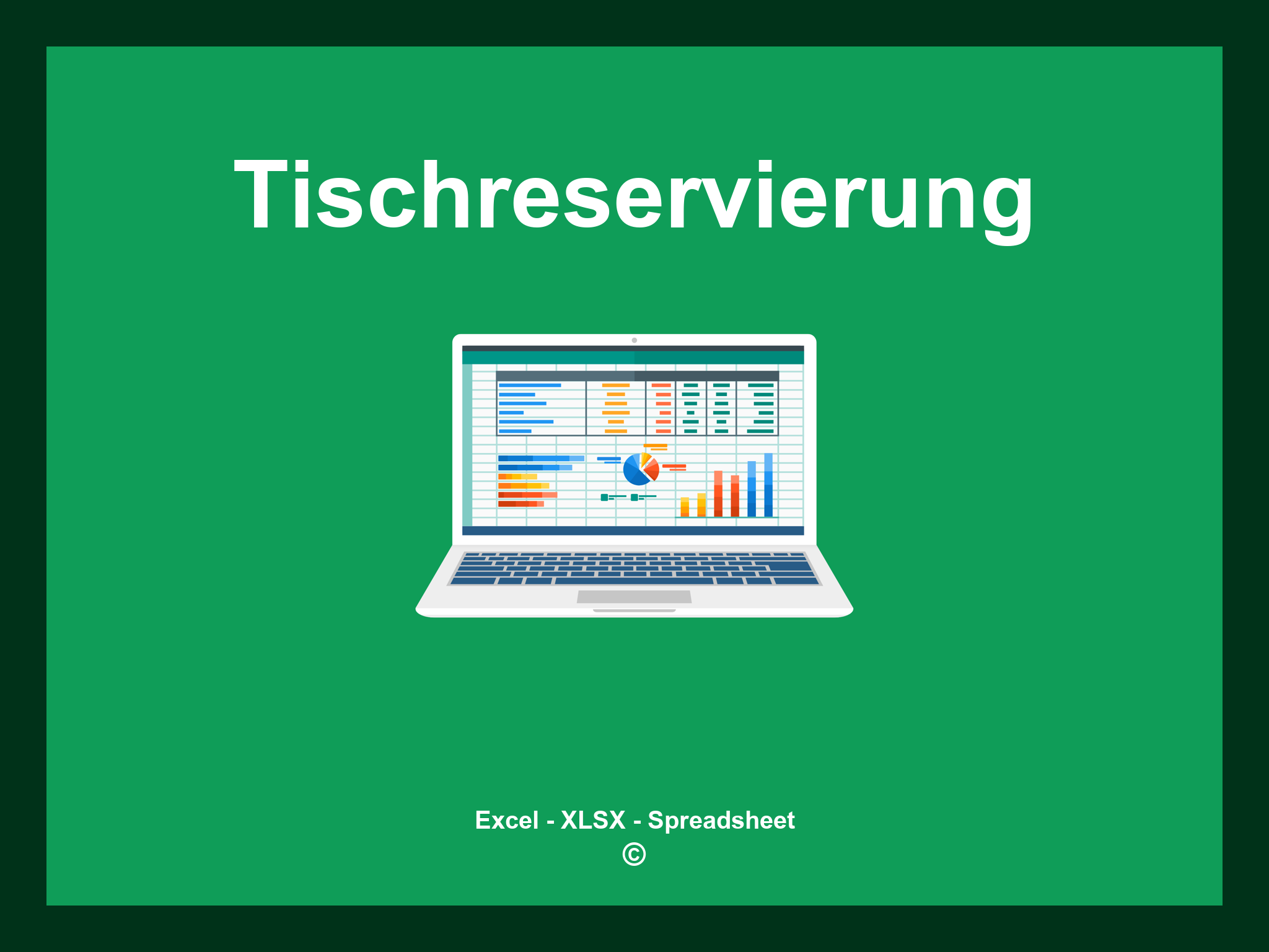 Tischreservierung Vorlage Excel
