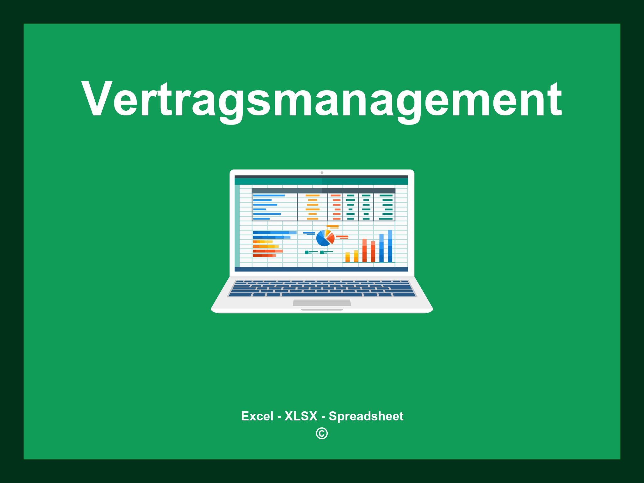 Vertragsmanagement Excel Vorlage