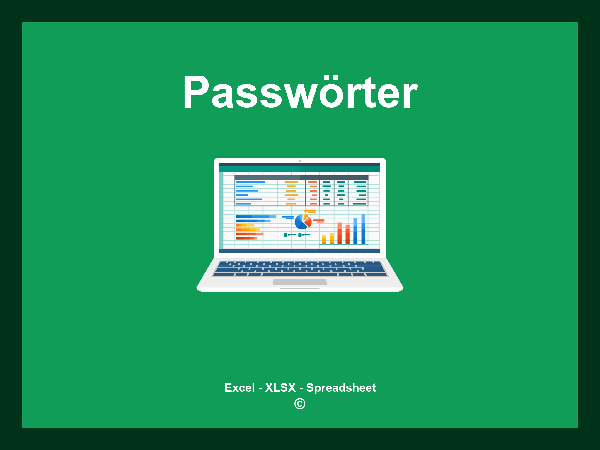 Excel Vorlage Passwörter